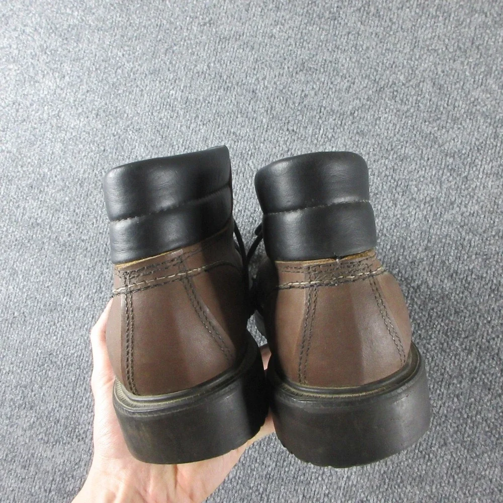 Red Wing Chukka Boots Mens Size 8.5? Brown Leather Lace Up Slip Resistant Work